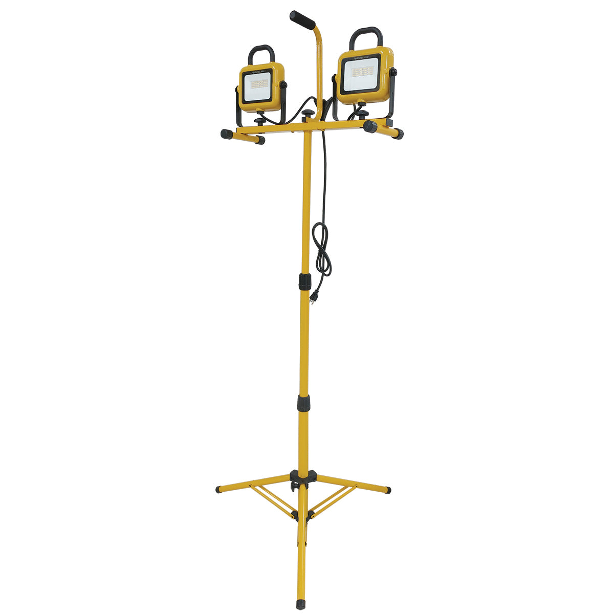 Voltec 13,450 Lumen LED Dual Tripod Work Light – Portable Heavy-Duty Lighting