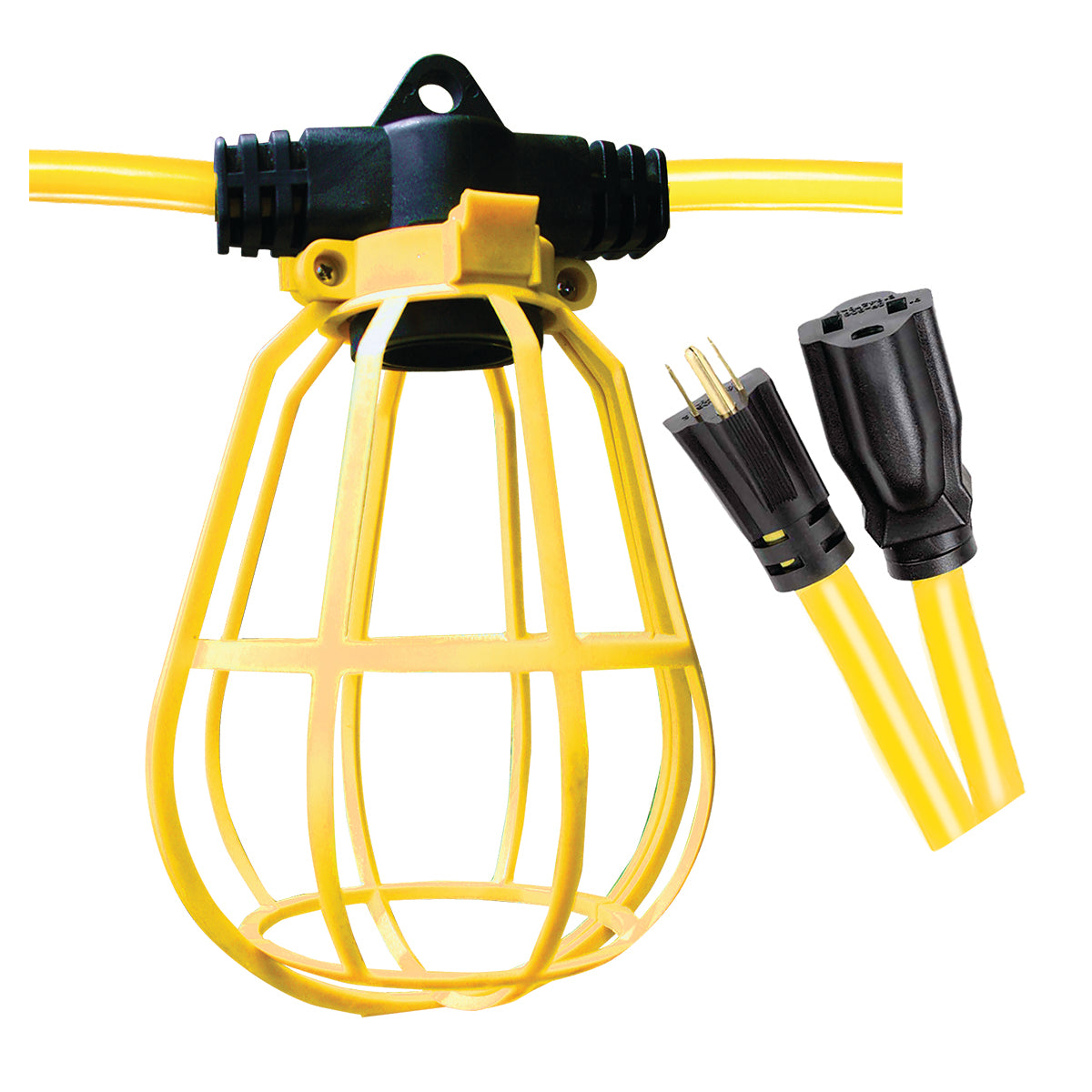 12/3 SJTW String Lights with Plastic Shades