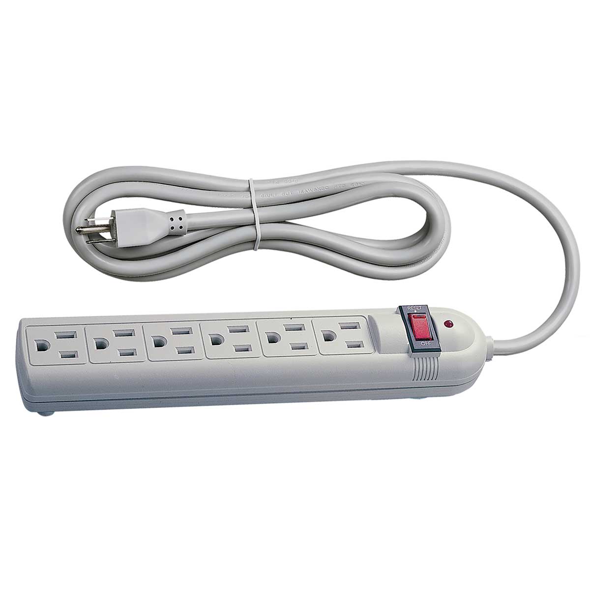 Surge Protector, 6 Outlet, 750 Joules, British Plug