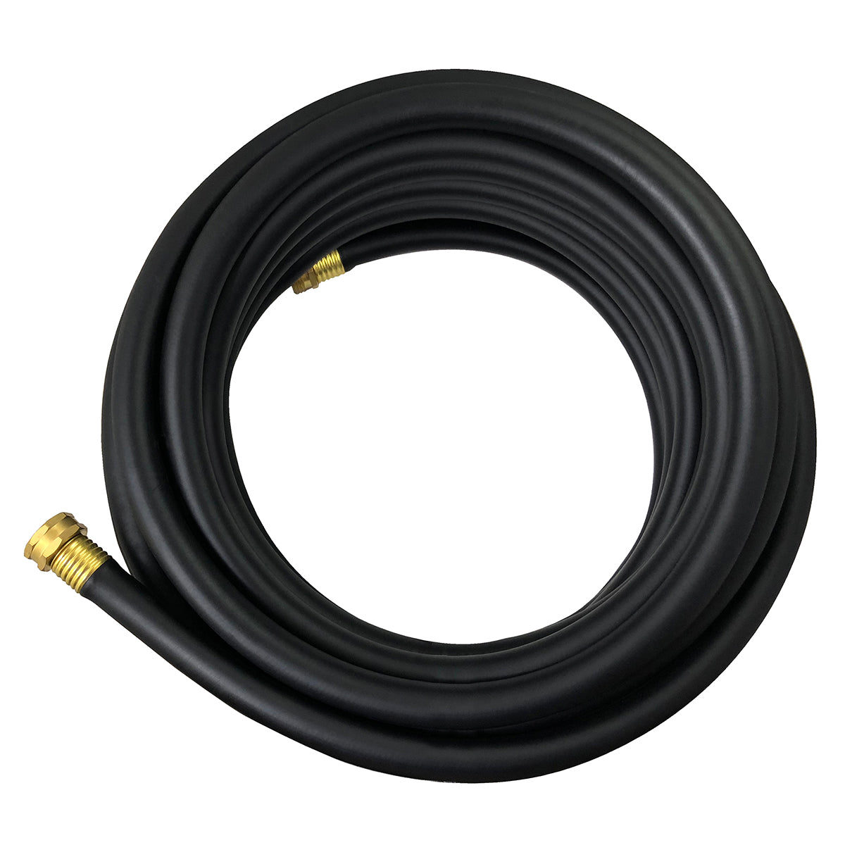 Flexon Flextreme 5/8" Synthetic Performance Rubber Garden Hoses – Lightweight, All-Weather Flexibility, Heavy-Duty, Kink-Resistant, Solid Brass Couplings, Watering Hose