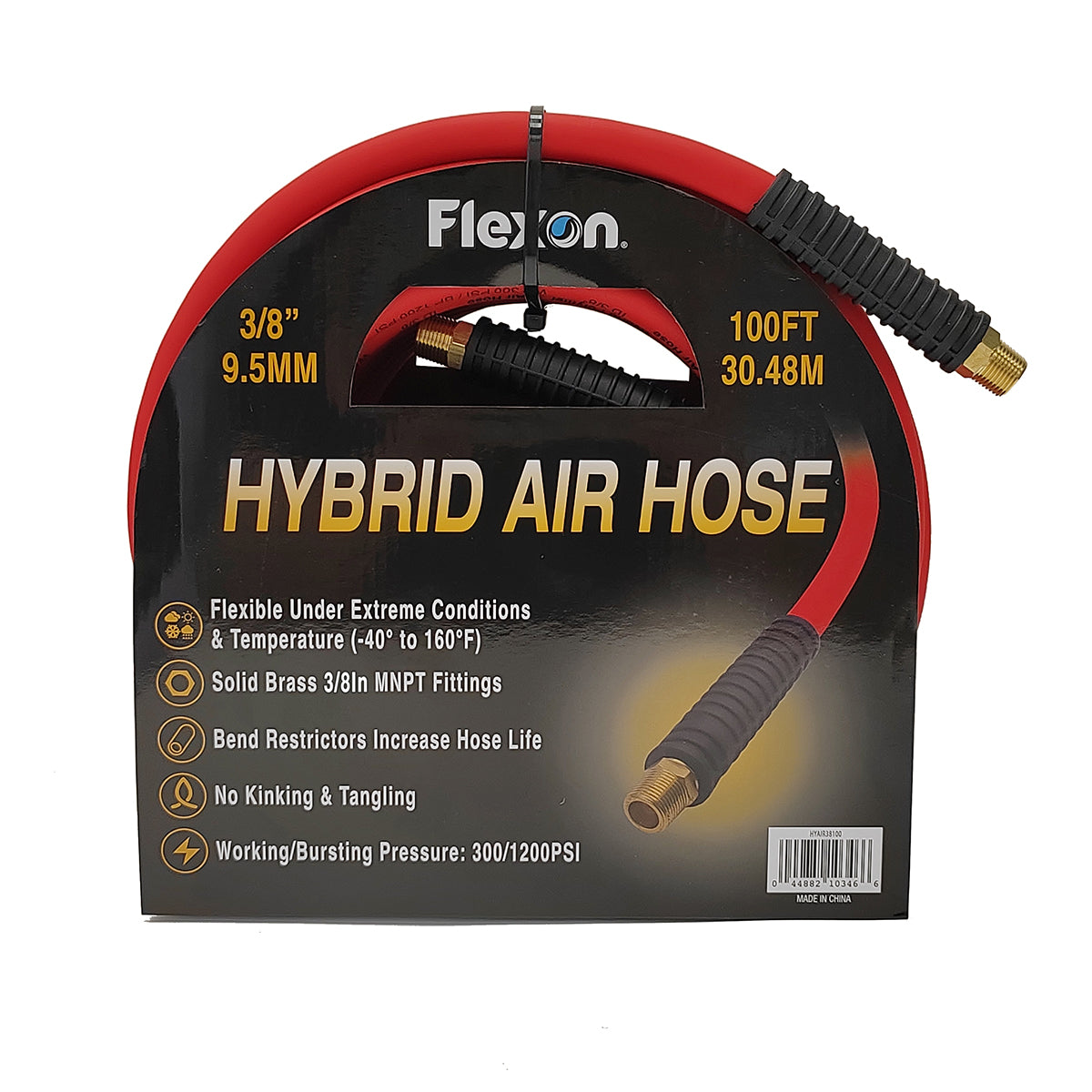 Flexon Hybrid Air Hoses – All‑Weather, Kink‑Resistant Pneumatic Hose