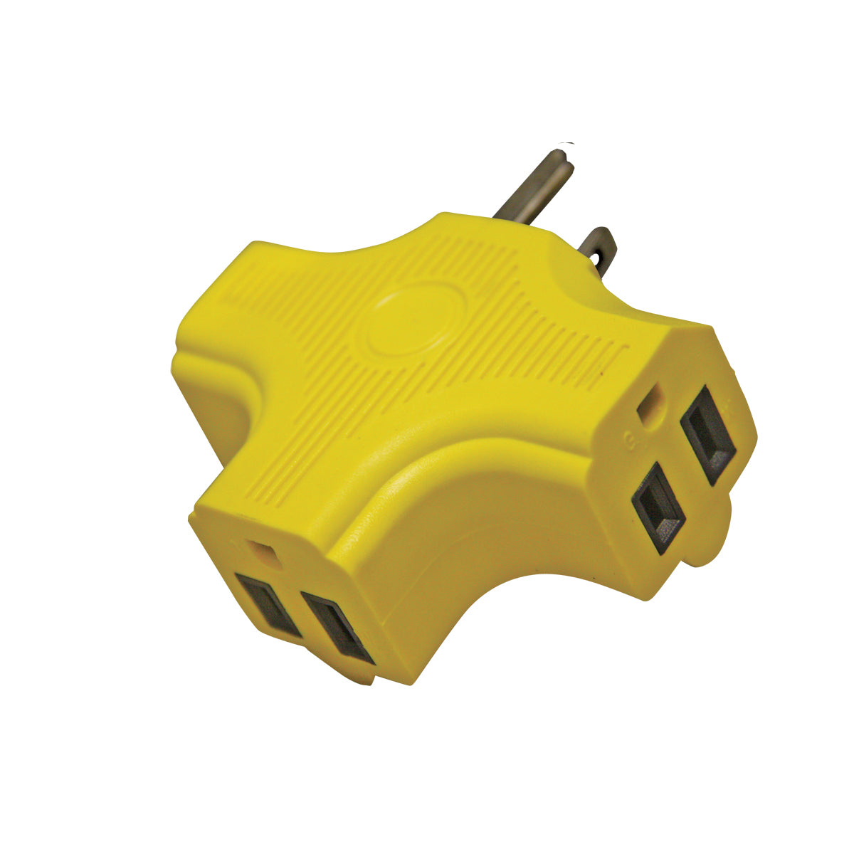 Adaptador amarillo de 3 salidas