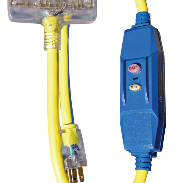 20 Amp In-Line GFCI with Power Block - 12 gauge