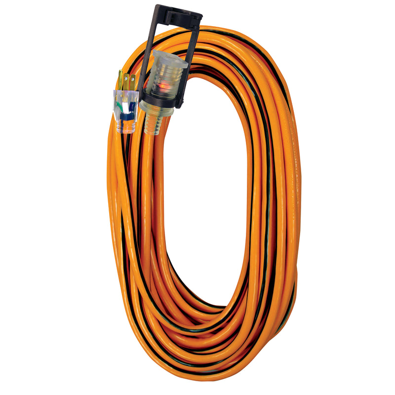 Cables de extensión iluminados 14/3 SJTW con E-Zeelock