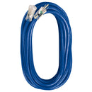 12/3 SJTW Blue Extension Cords with Lighted Ends