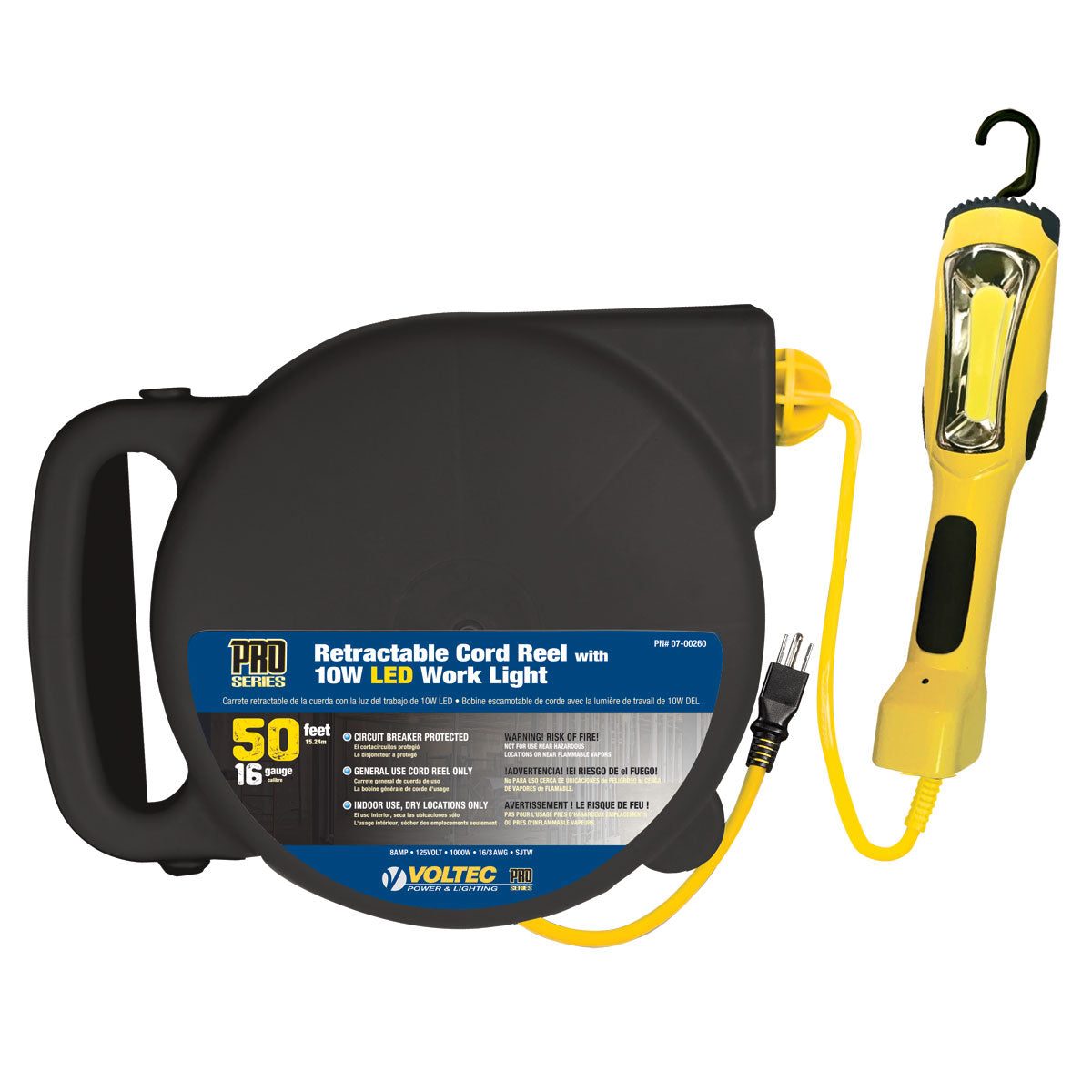 Retractable Extension Cord With Light Cable Reel Retractable Cord Reel