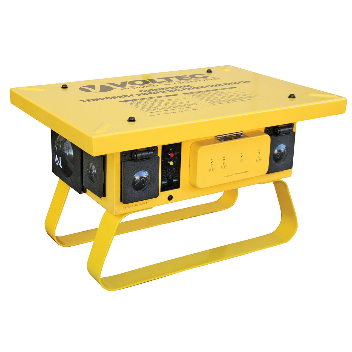 3 GFCI Temporary Power Box with Locking Receptacles