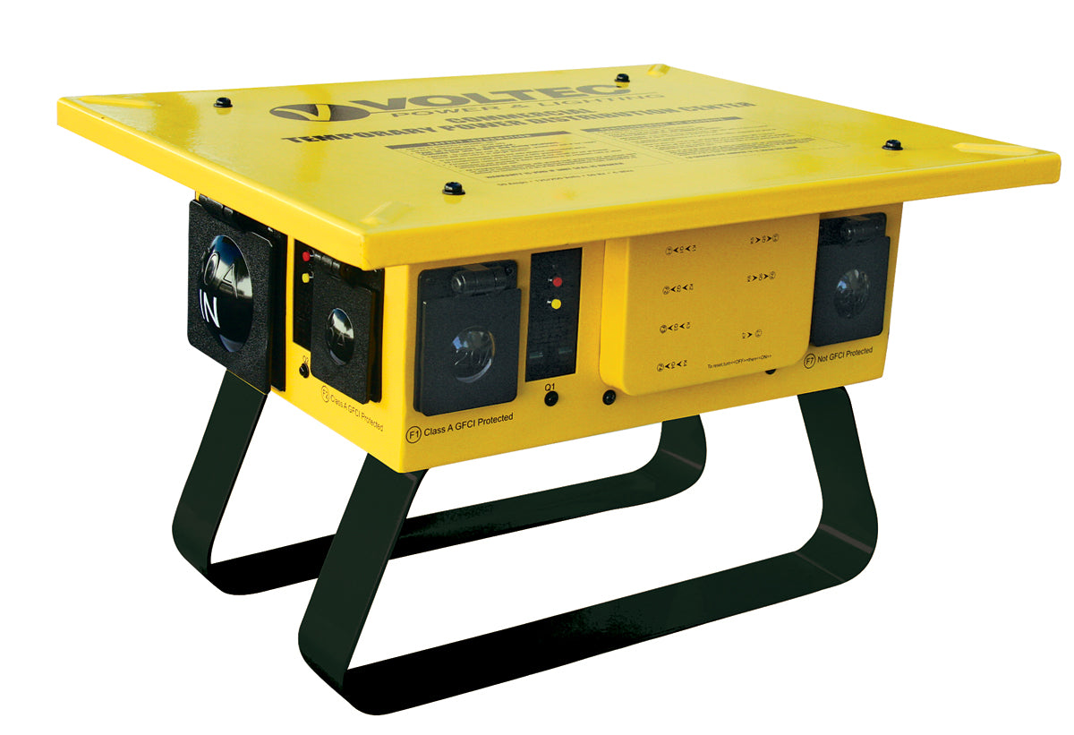 6 GFCI Temporary Power Box with Locking Receptacles